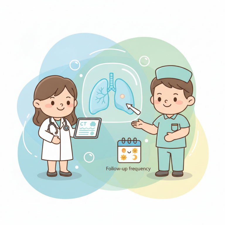 健檢發現肺結節怎麼辦？胸腔科教你看懂 CT 報告：大小、形狀與追蹤頻率