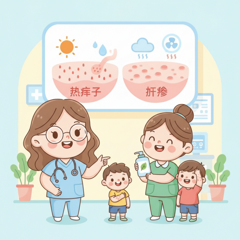 熱痱子 vs 汗疹怎麼分？2026 皮膚科醫師教你正確處理方式