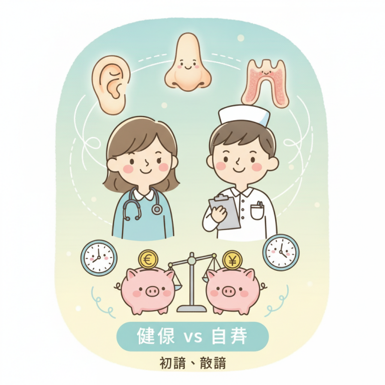 耳鼻喉科看診費用 2026【健保 vs 自費】初診、複診掛號費一次搞懂