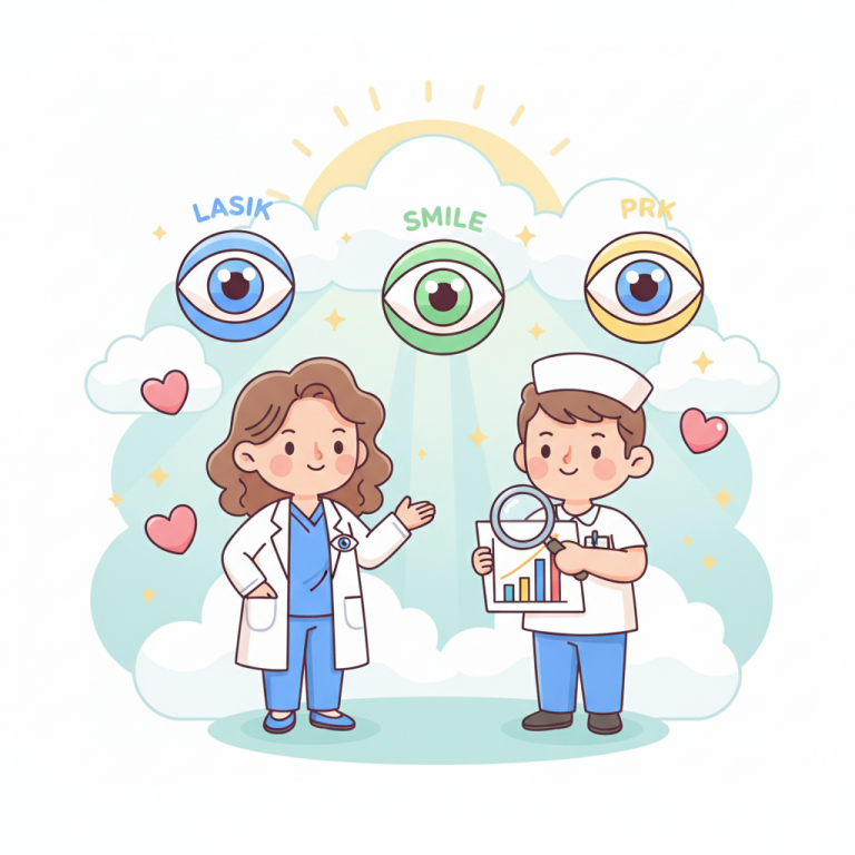 眼科雷射手術費用 2026｜LASIK、SMILE、PRK 價格比較與選擇建議
