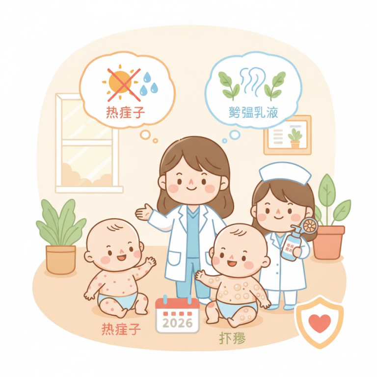 熱痱子 vs 汗疹怎麼分？2026 皮膚科正確處理與預防方式
