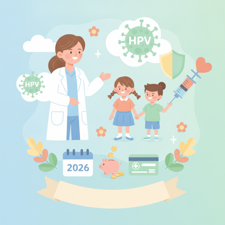 子宮頸癌疫苗 2026｜HPV 疫苗接種年齡、費用、健保補助說明