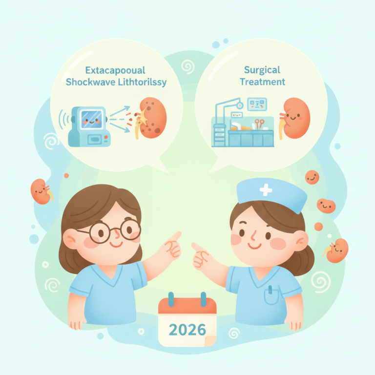 腎結石怎麼排？2026 體外震波碎石 vs 手術治療比較
