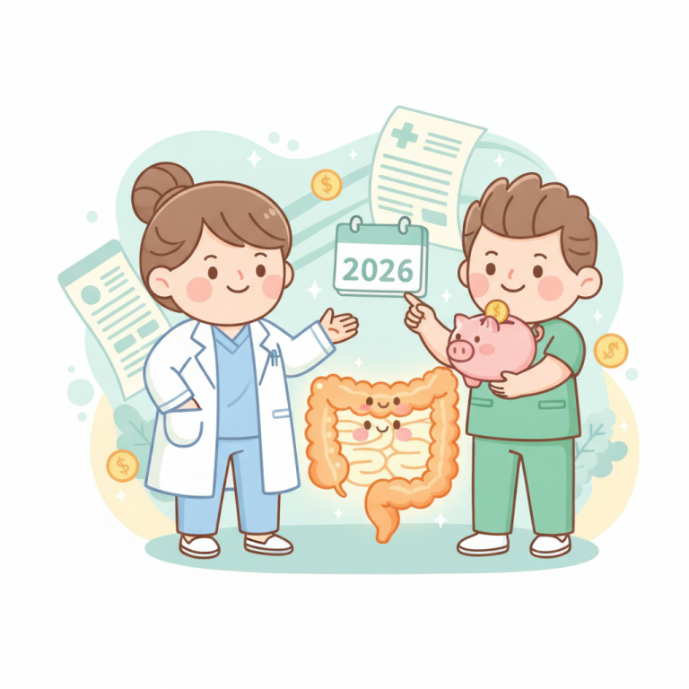 大腸鏡費用 2026｜健保給付門檻＋自費行情，做前必讀