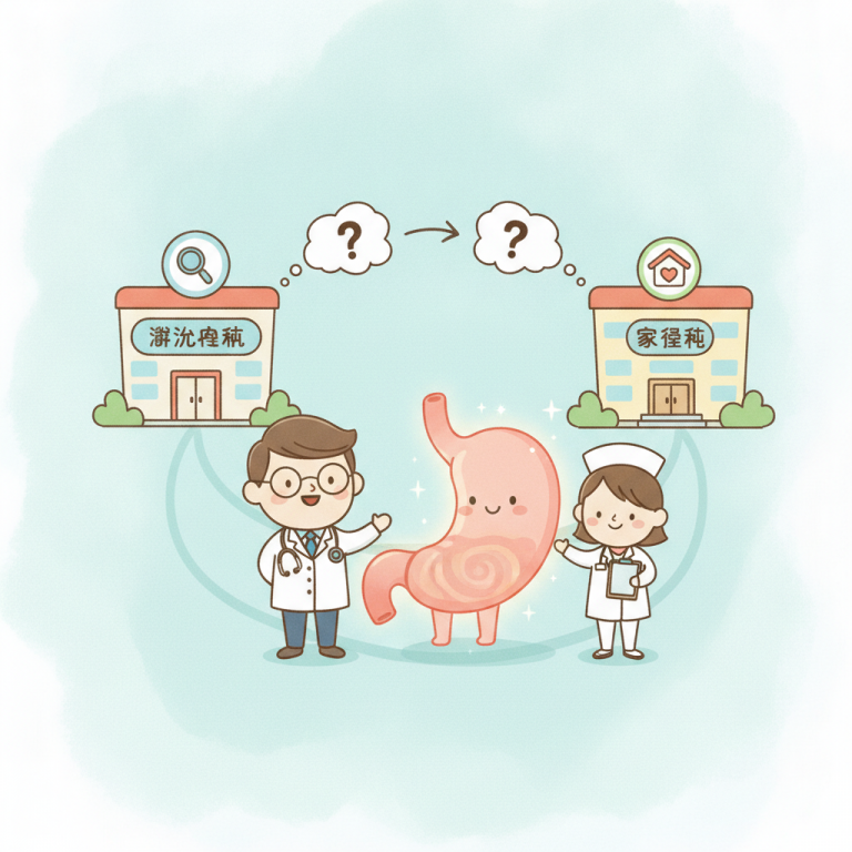 長期胃痛掛什麼科？消化內科 vs 家醫科差在哪？